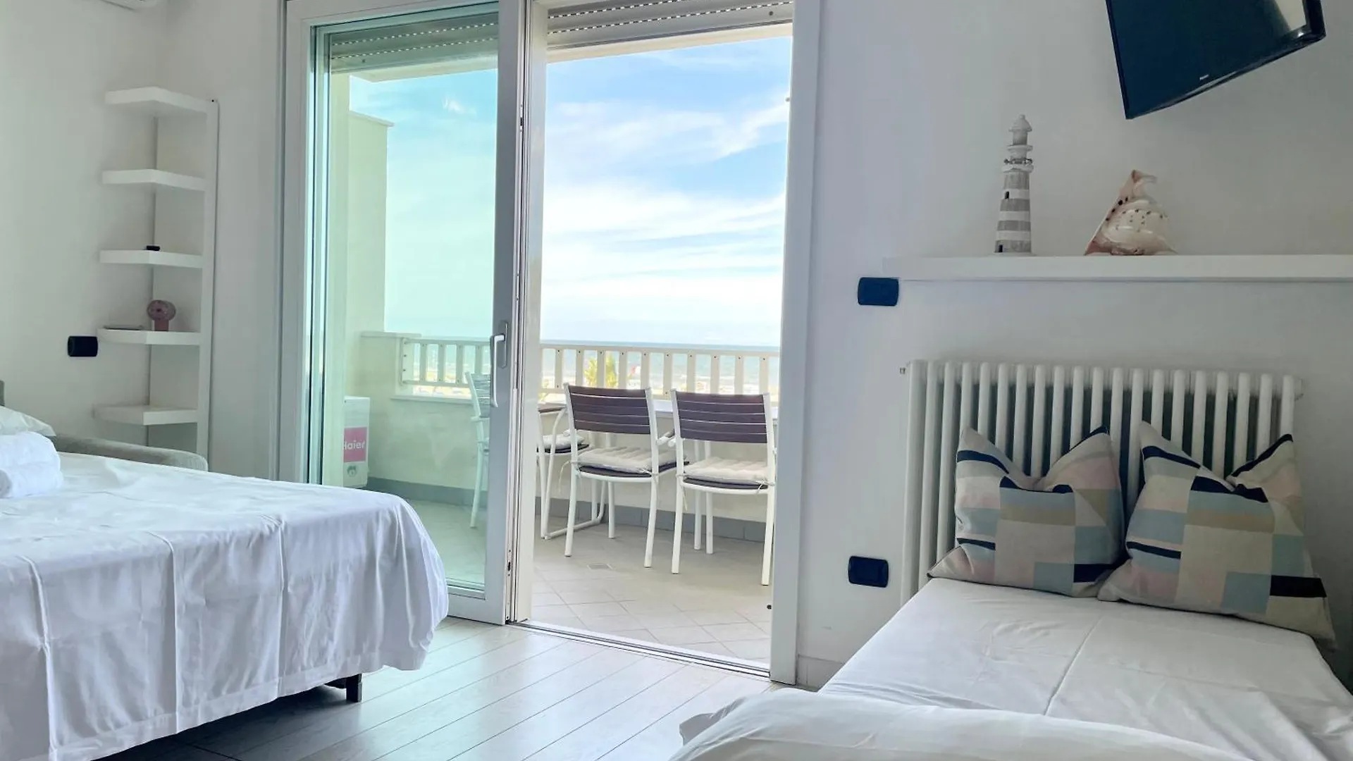 דירות רימיני Monolocale Vista Mare Con Parcheggio